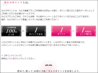 カエラポイントでお得に予約